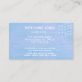 Moderne cupcake Visitekaartje grafische bakkerij (Achterkant)