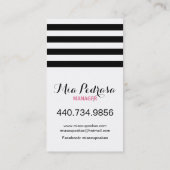 Moderne  Cupcake-Visitekaartje Visitekaartje (Achterkant)