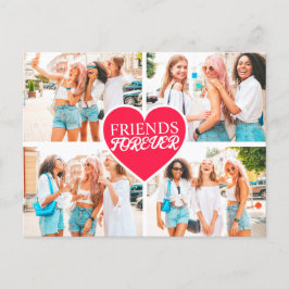 Moderne Custom 4-foto Template Collage Briefkaart