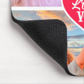 Moderne Custom 4-foto Template Collage Muismat (Hoek)