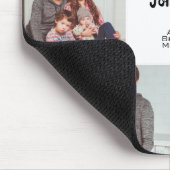 Moderne Custom 6 Familie Fotocollage Muismat (Hoek)