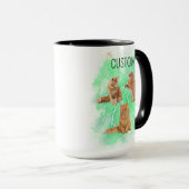 Moderne Custom Bootleg Cat Lover Pet Gifts idee Mok (Voorkant rechts)