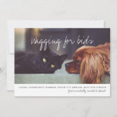 Moderne Custom Business Logo Company Event Party Kaart (Voorkant)