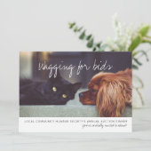 Moderne Custom Business Logo Company Event Party Kaart (Staand voorkant)