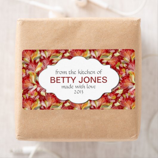 Moderne Custom DIY-inblikken, jam of productlabels Etiket (Insitu)