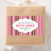 Moderne Custom DIY-inblikken, jam of productlabels Etiket (Insitu)