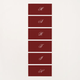 Moderne Custom Donkerrode kleur Yogamat