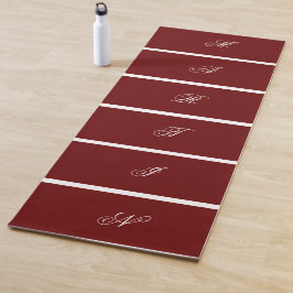 Moderne Custom Donkerrode kleur Yogamat