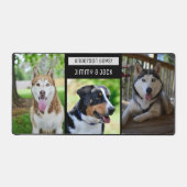 Moderne Custom Drie Honden Photo Desk Mat (Voorkant)