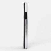 Moderne Custom Een Foto Wit Gradiënt iPhone Ca Case-Mate iPhone Case (Achterkant/rechts)