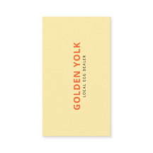 Moderne Custom Egg Dealer Bedrijfsnaam met adres