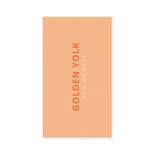 Moderne Custom Egg Dealer Bedrijfsnaam met adres