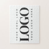 Moderne Custom Rectangle Business Logo Company Legpuzzel (Verticaal)