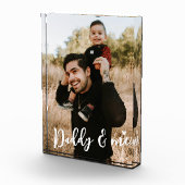 Moderne Custom Simple Daddy en mij Fotogalerij Fotoblokken (Rechts)