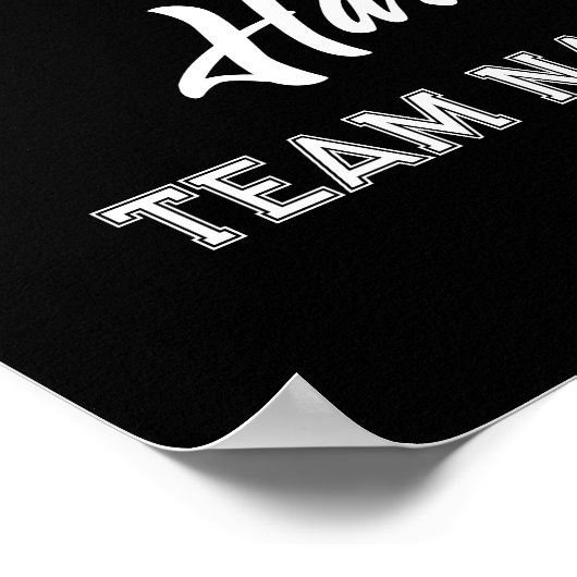 Moderne Custom Team Foto Senior Class Basketbal Poster (Hoek)