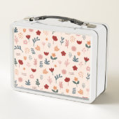 Moderne Cute Aesthetic Flower Pattern (Achterkant)