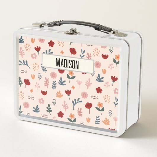 Moderne Cute Aesthetic Flower Pattern (Voorkant)