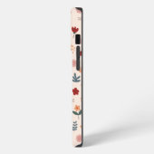 Moderne Cute Aesthetic Flower Pattern iPhone Hoesje (Linkerkant)