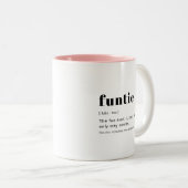 Moderne Cute Definition Funtie Mok (Voorkant rechts)