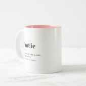 Moderne Cute Definition Funtie Mok (Voorkant links)