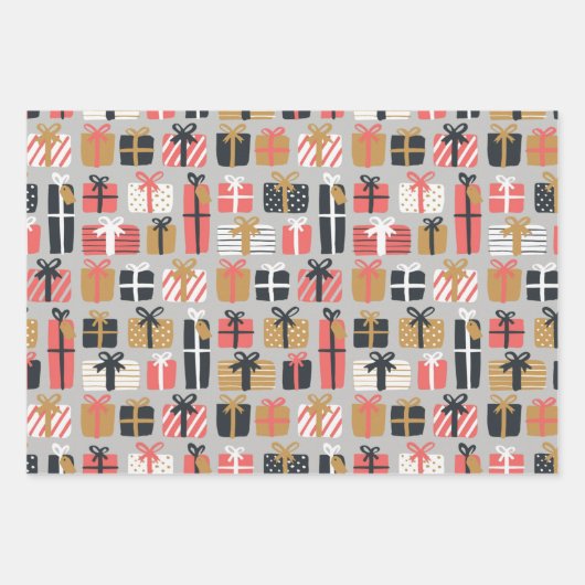 Moderne Cute Gift Inpakpapier Vel (Voorkant)