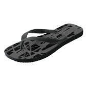 Moderne Cute Grijs & Zwart  Teenslippers (Schuin)