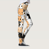 Moderne Cute Kawaii Katten Patroon Leggings (Rechts)