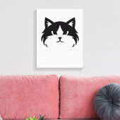 Moderne Cute Kitty Muur Kunst Decoratie (Insitu (Woonkamer))