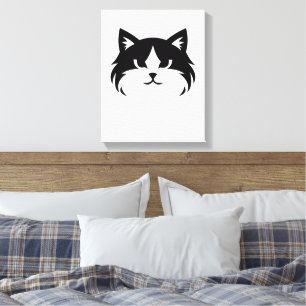 Moderne Cute Kitty Muur Kunst Decoratie