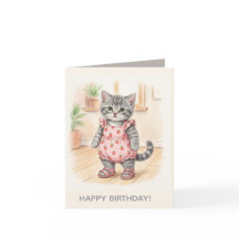 Moderne Cute Roze Kitty Kids Verjaardag Designs
