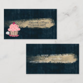 Moderne Cute Schattig Cupcake Bakery Bruske Visitekaartje (Voorkant / Achterkant)