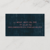 Moderne cute Schattige cupcake bakkerij Visitekaartje (Achterkant)