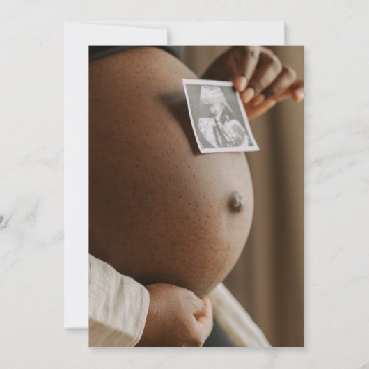 Moderne & Cute Voeten Glitter Baby Meisje Shower Kaart (Achterkant)