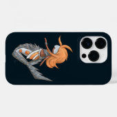 Moderne Cyberpunk Zeemeermin Geïllustreerd Case-Mate iPhone Case (Achterkant (horizontaal))