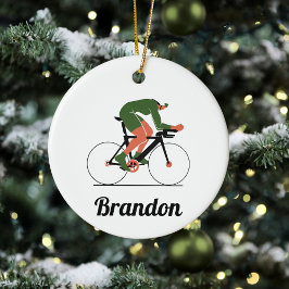 Moderne Cyclelijst van de Illustratie van het Cycl Keramisch Ornament