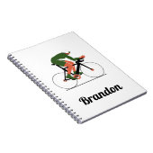 Moderne Cyclelijst van de Illustratie van het Cycl Notitieboek (Rechterzijde)