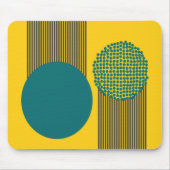 Moderne cyclus en lijnen halverwege de eeuw muismat (Voorkant)