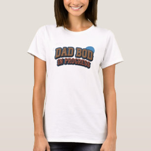 Moderne DAD BOG VOORTGANG Visueel ontwerp T-shirt