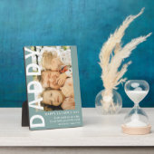 Moderne DADDY Foto & Quote Vaderdag Fotoplaat (Zijkant)