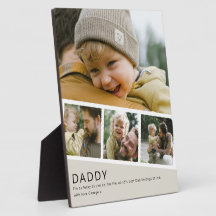 Moderne Daddy-foto-stripcollage