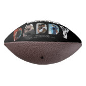 Moderne DADDY-foto, zwart, Happy Vaderdag American Football (Gedraaid 270)