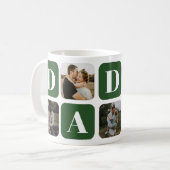 Moderne Daddy Fotocollage Koffiemok (Voorkant links)
