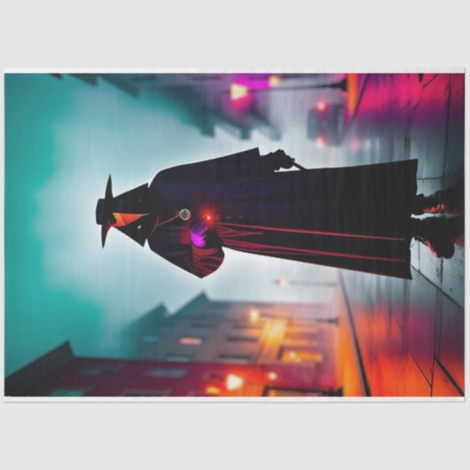 Moderne Dag Pest Doctor Tissue Paper Decoupage Tissuepapier (Voorkant)