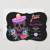 Moderne dag van de dood in het ziekenhuis nodigt r kaart (Voorkant)