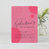 Moderne dag van de Rode Galentine Kaart (Staand voorkant)