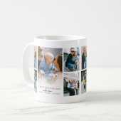 Moderne dag van fotocollage koffiemok (Voorkant links)