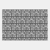 Moderne dag van zwarte en witte vaders Aangepast Inpakpapier Vel (Voorkant 2)