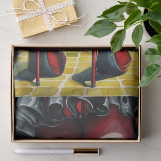 Moderne dag verachtelijk stijlvolle heks decoupage tissuepapier (Geschenk)