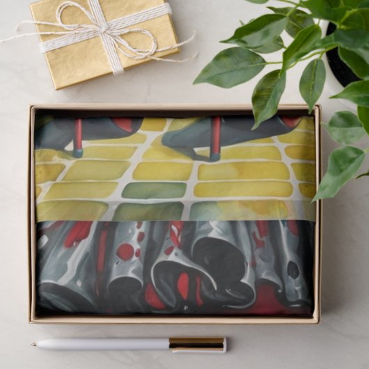 Moderne dag verachtelijk stijlvolle heks decoupage tissuepapier (Geschenk)