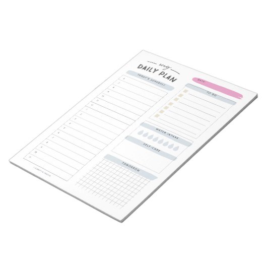 Moderne dagbouwer notitieblok (Schuin)